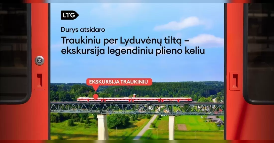 Pirkti bilietus Traukiniu per Lyduvėnų tiltą – ekskursija legendiniu plieno keliu Šiauliai, Šiaulių geležinkelio stotis Rugsėjis 05
