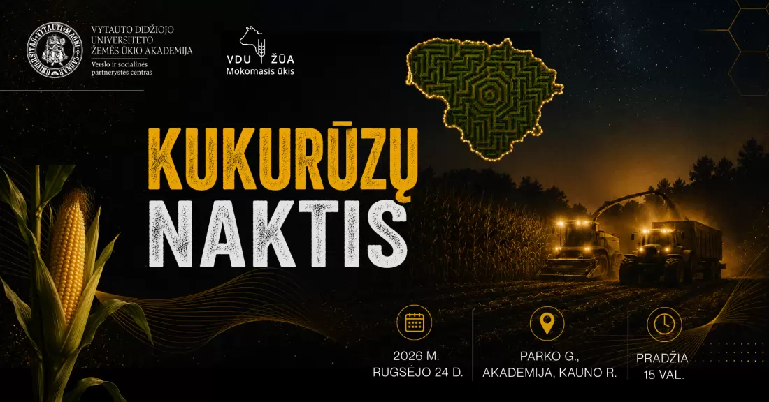 Pirkti bilietus KUKURŪZŲ NAKTIS Akademija, Universiteto g. 8a Rugsėjis 24