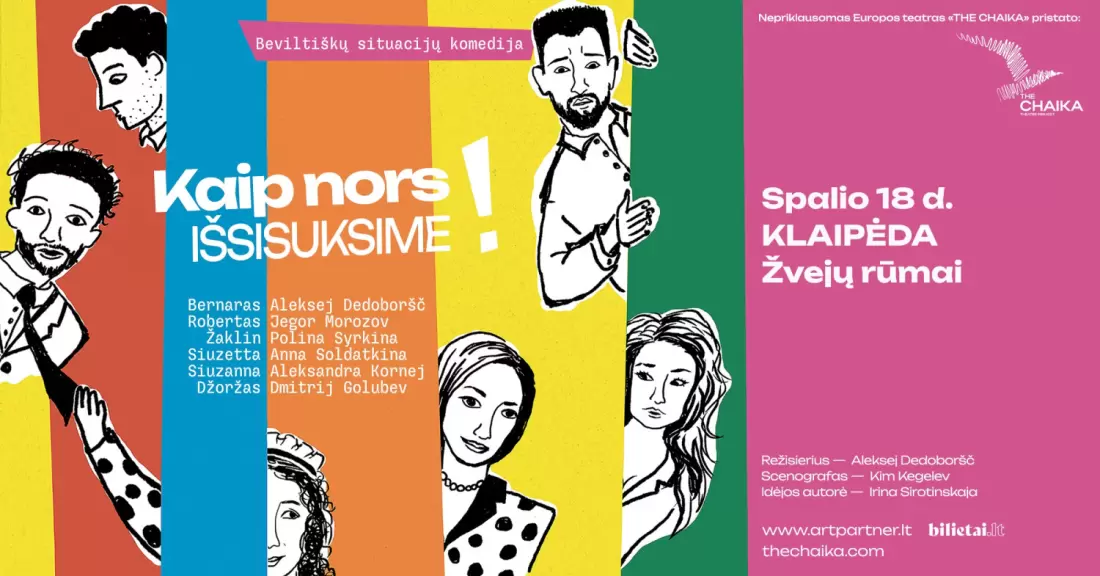 Buy tickets (Klaipėda) Teatrinė komedija 
