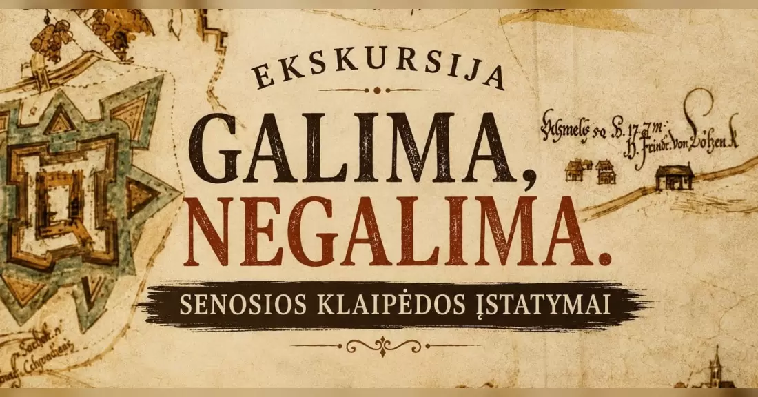Pirkti bilietus Ekskursija su degustacija ,,Galima, negalima. Senosios Klaipėdos įstatymai