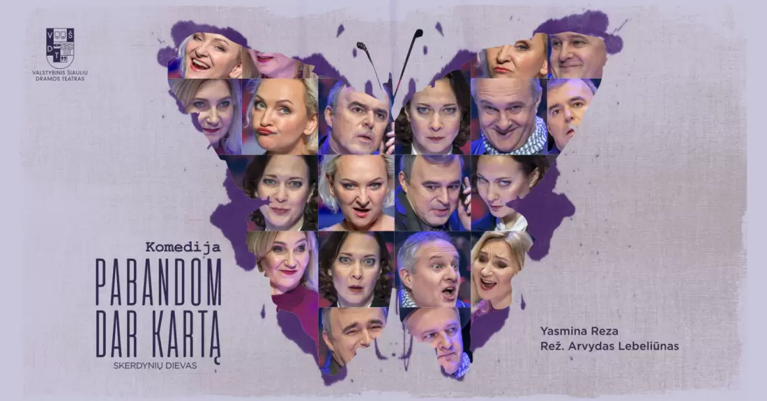 Pirkti bilietus VŠDT | PABANDOM DAR KARTĄ (SKERDYNIŲ DIEVAS) | rež. Arvydas Lebeliūnas Šiauliai, Valstybinis Šiaulių dramos teatras Lapkritis 08