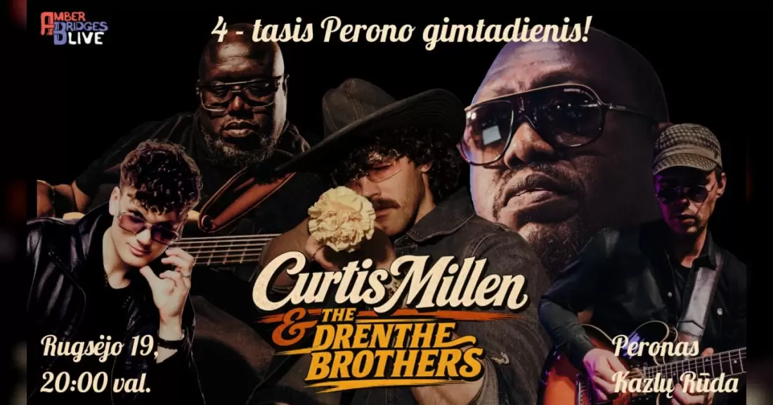 Pirkti bilietus PERONO Gimtadienis | Curtis Millen & The Drenthe Brothers | Kazlų Rūda Kazlų Rūda, PERONAS. Kazlų Rūda Rugsėjis 19