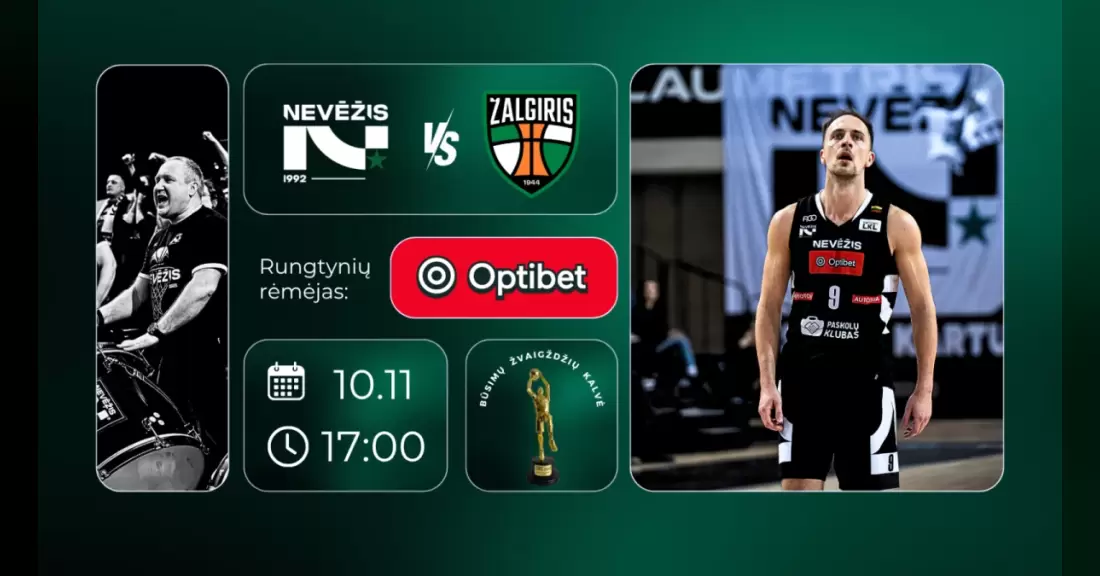 Pirkti bilietus LKL rungtynės: Kėdainių „Nevėžis“ – Kauno „Žalgiris“ Kėdainiai, Kėdainių arena Spalis 11