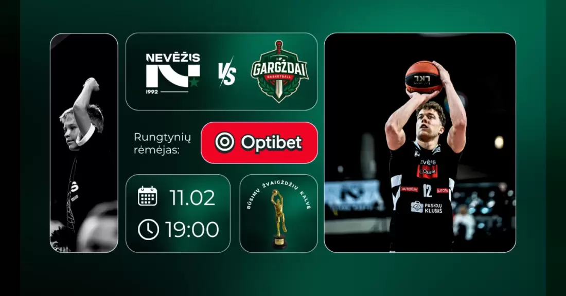 Pirkti bilietus LKL rungtynės: Kėdainių „Nevėžis“ – Gargždų „Gargždai“ Kėdainiai, Kėdainių arena Lapkritis 02
