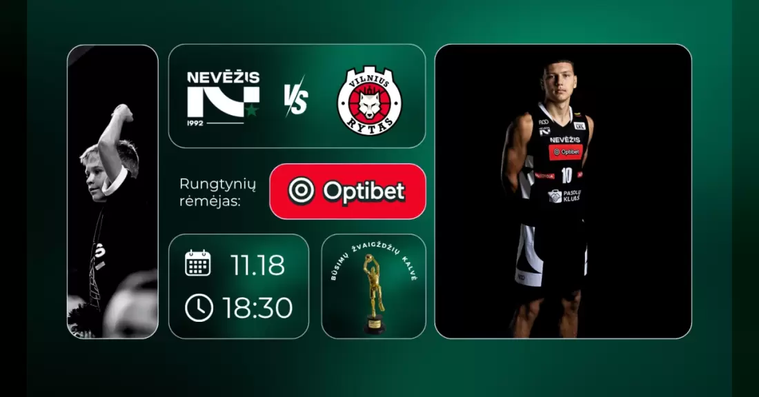 Pirkti bilietus LKL rungtynės: Kėdainių „Nevėžis“ – Vilniaus „RYTAS“ Kėdainiai, Kėdainių arena Lapkritis 18