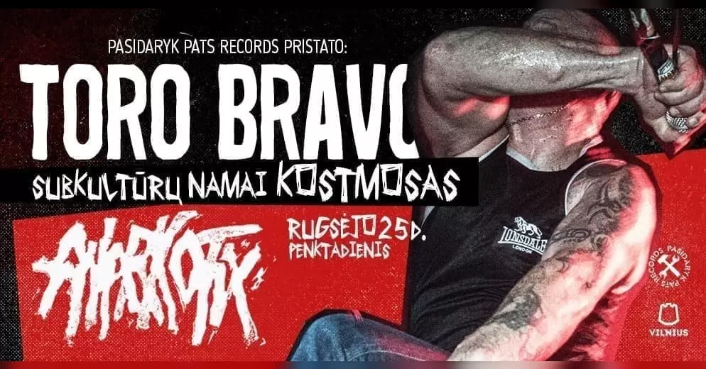 Pirkti bilietus TORO BRAVO KOSTMOSE Vilnius, Barboros Radvilaitės paminklas Rugsėjis 25