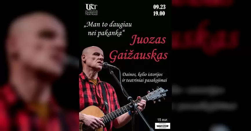 Pirkti bilietus “Man to dugiau nei pakanka
