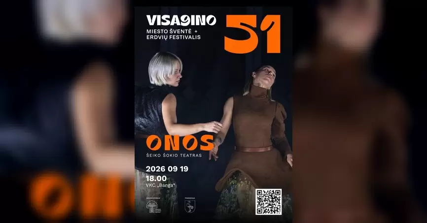 Pirkti bilietus Onos | Šeiko šokio teatras | Visagino erdvių festivalis 2026 Visaginas, VKC „Banga“, Parko g.16 Rugsėjis 19