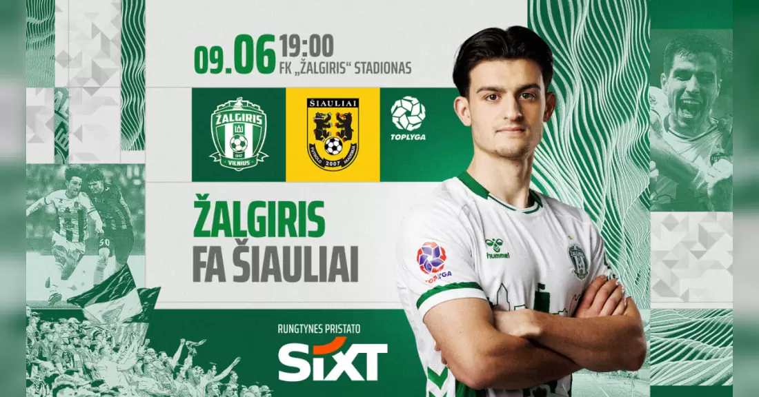 Pirkti bilietus Toplygos rungtynės: FK Žalgiris - FA Šiauliai Vilnius, Žalgirio namų stadionas Rugsėjis 06-09