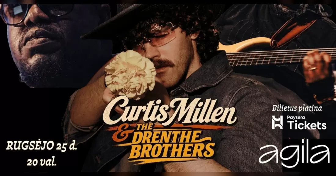 Pirkti bilietus Curtis Millen & The Drenthe Brothers „Agiloje