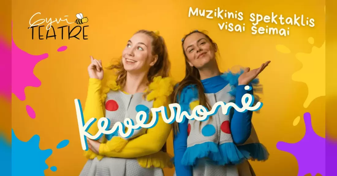 Pirkti bilietus Muzikinis spektaklis vaikams „Keverzonė“ | GyviTeatre | Vilnius Vilnius, GyviTeatre NAMAI Rugsėjis 27