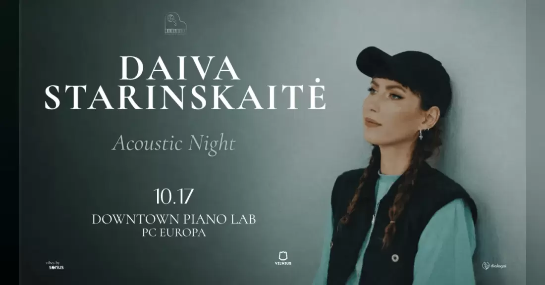 Pirkti bilietus Daiva Starinskaitė | Acoustic Night Vilnius, Downtown Piano Lab Spalis 17