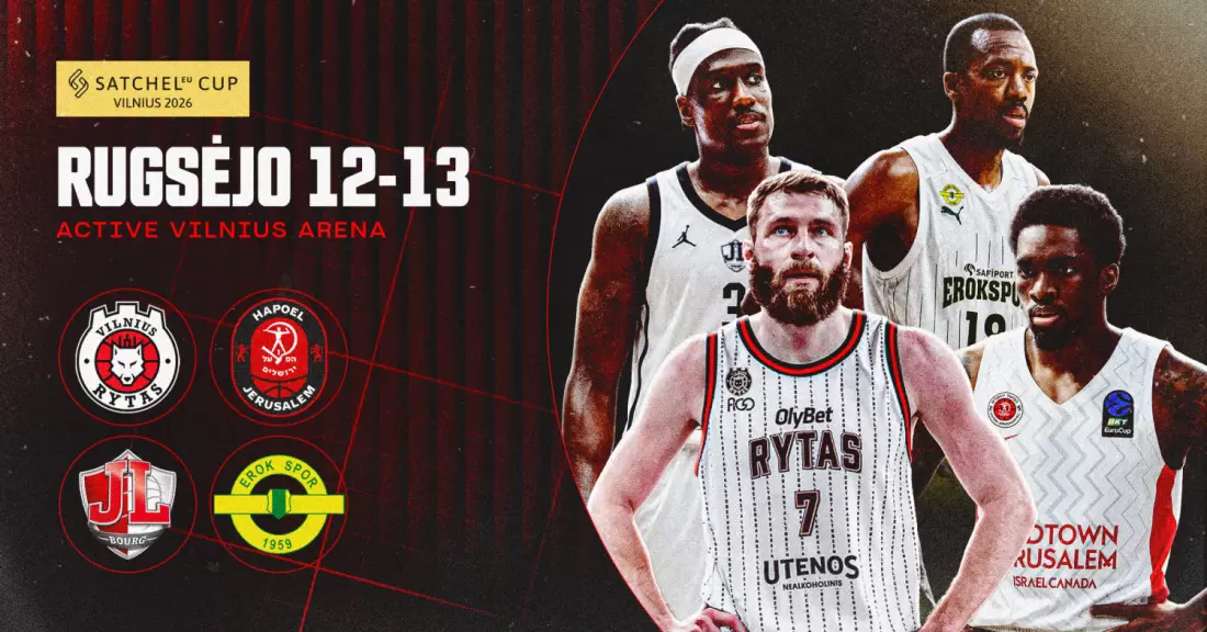 Pirkti bilietus Satchel Cup (4 rungtynių bilietas) Vilnius, „Active Vilnius“ arena Rugsėjis 12-13