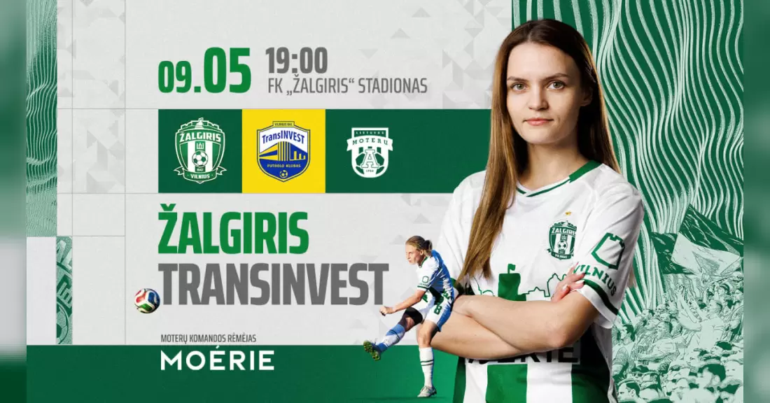 Pirkti bilietus Moterų komandos rungtynės FK Žalgiris - FK Transinvest Vilnius, Žalgirio namų stadionas Rugsėjis 05