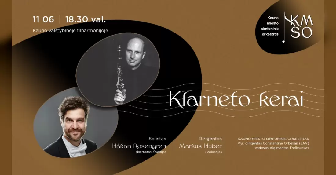 Pirkti bilietus KLARNETO KERAI. Koncertas dedikuotas Prezidento Valdo Adamkaus 100-mečiui. Kaunas, Kauno valstybinė filharmonija Lapkritis 06