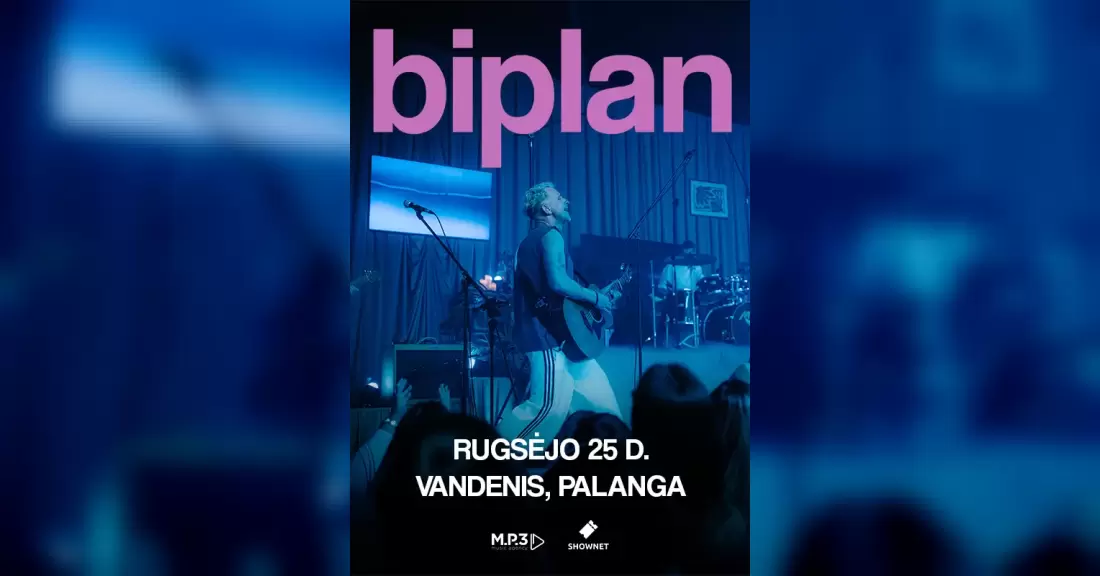 Pirkti bilietus Biplan ❍ Palanga Palanga, Muzikos klubas Vandenis Rugsėjis 25