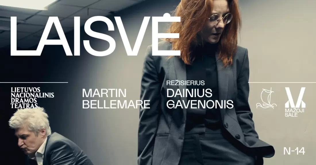 Pirkti bilietus Martin Bellemare. LAISVĖ, rež. Dainius GAVENONIS Vilnius, Lietuvos nacionalinis dramos teatras Gruodis 19