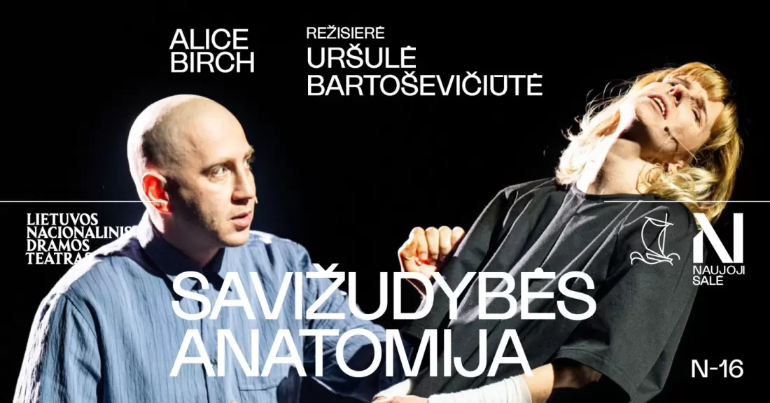 Pirkti bilietus Alice Birch. SAVIŽUDYBĖS ANATOMIJA, rež. Uršulė BARTOŠEVIČIŪTĖ Vilnius, Lietuvos nacionalinis dramos teatras 2027 Sausis 22