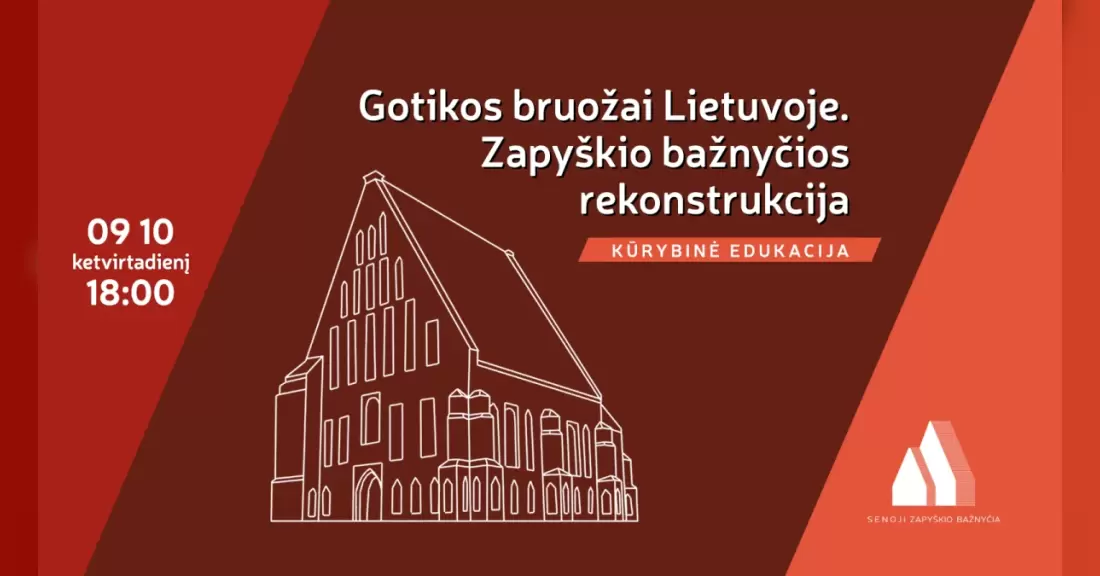 Pirkti bilietus Gotikos bruožai Lietuvoje. Zapyškio bažnyčios rekonstrukcija Kauno raj., Zapyškio paminklinė Šv. Jono Krikštytojo bažnyčia Rugsėjis 10