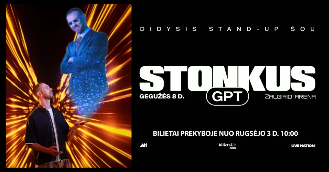 Pirkti bilietus Stonkus GPT Kaunas, Kauno Žalgirio arena 2027 Gegužė 08