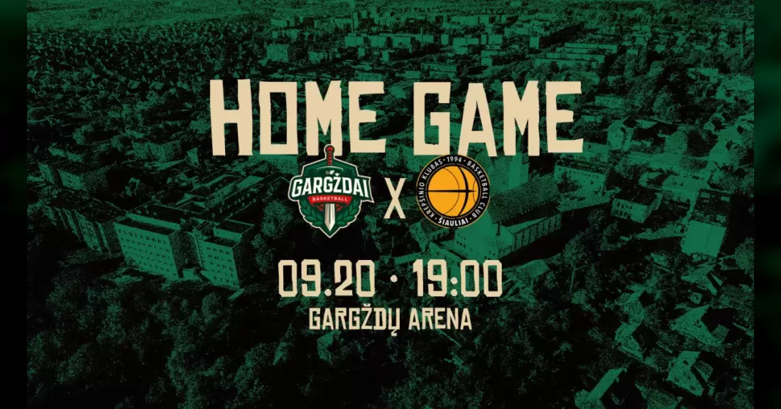 Pirkti bilietus LKL: GARGŽDŲ ,,GARGŽDAI“ - ŠIAULIŲ ,,ŠIAULIAI“ Gargždai, Gargždų sporto centras Rugsėjis 20