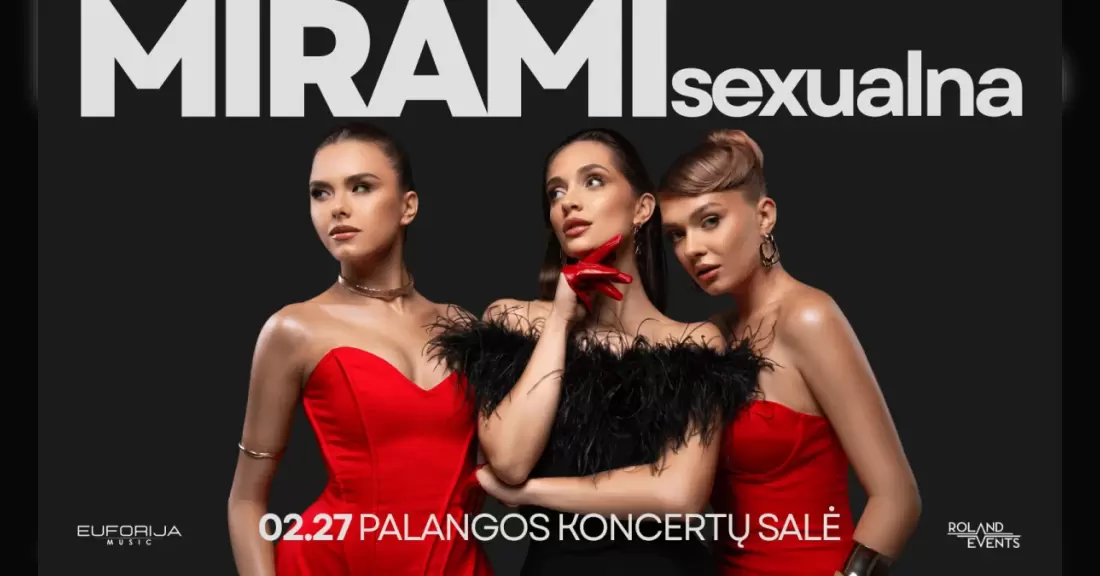 Pirkti bilietus MIRAMI sexualna Palanga, Palangos koncertų salė 2027 Vasaris 27