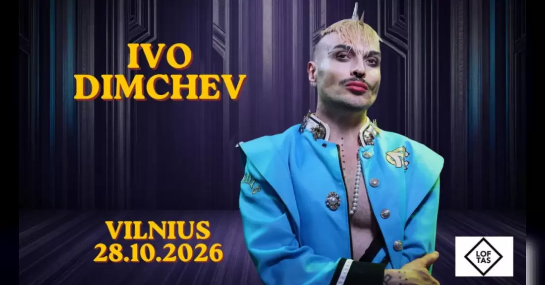 Pirkti bilietus Ivo Dimchev solinis koncertas / BG Vilnius, Menų fabrikas LOFTAS Spalis 28