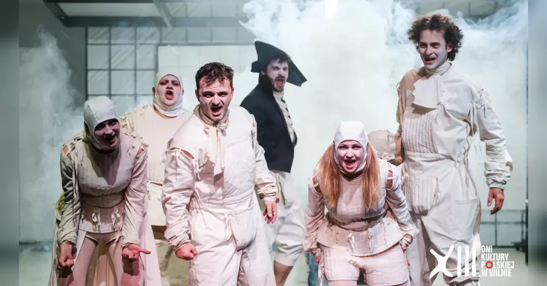 Pirkti bilietus SPEKTAKLIS „MARATO KANKINYSTĖ IR MIRTIS“ (Męczeństwo i śmierć Marata) TEATRAS „GROTESKA“ Vilnius, Vilniaus lenkų kultūros namai Lapkritis 21