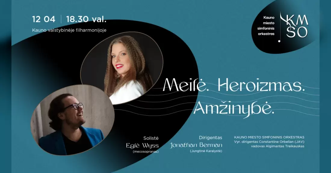 Pirkti bilietus MEILĖ. HEROIZMAS. AMŽINYBĖ Kaunas, Kauno valstybinė filharmonija Gruodis 04
