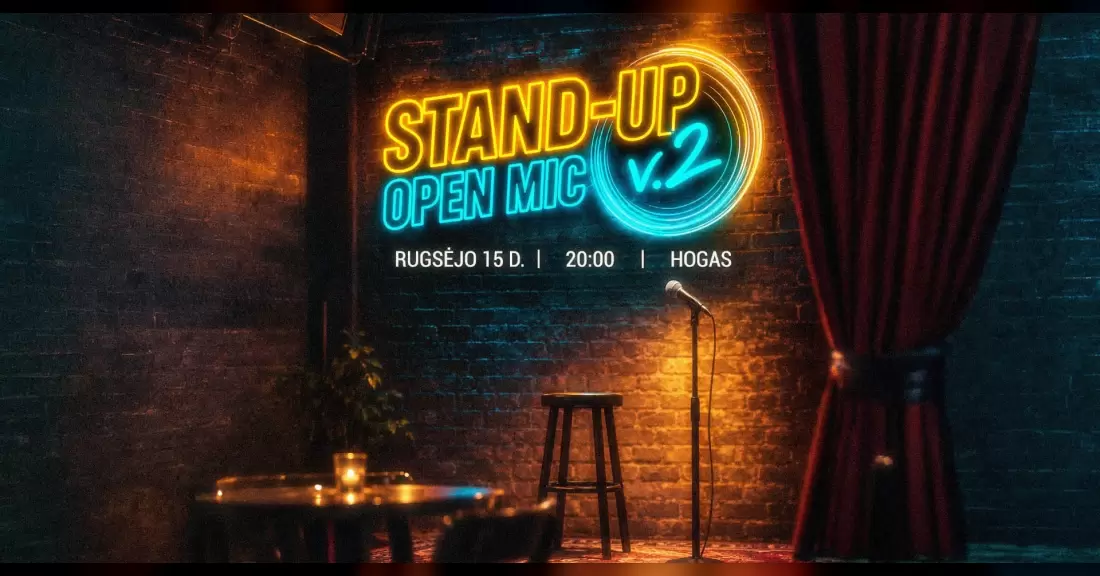 Pirkti bilietus Stand-up Open mic @Hogas Kaunas, Hogas Pub Rugsėjis 15