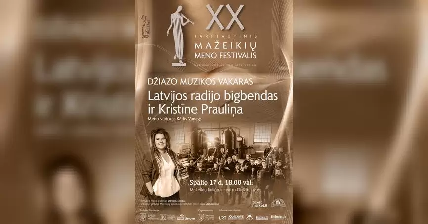 Pirkti bilietus DŽIAZO MUZIKOS VAKARAS Mažeikiai, Mažeikių kultūros centras Spalis 17