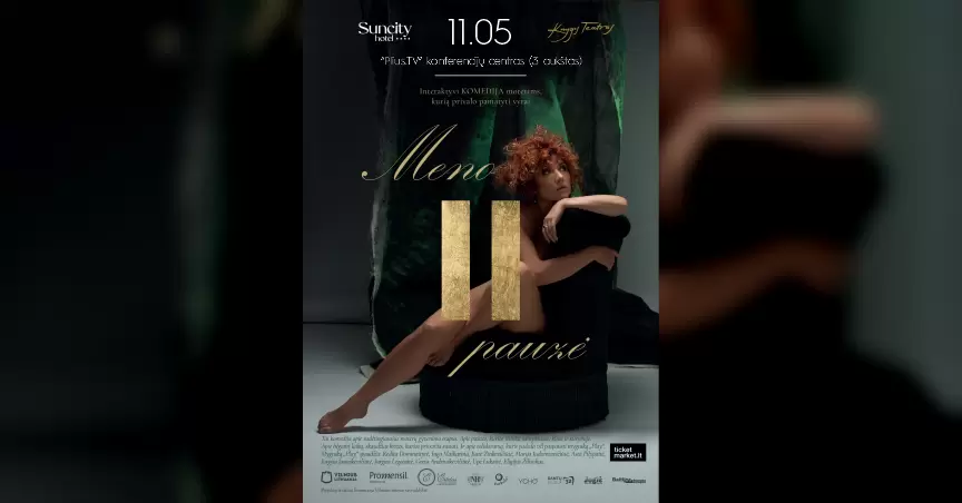 Pirkti bilietus Interaktyvi komedija „Meno Pauzė“ I “Plius.TV” konferencijų centras Šiauliai, Suncity hotel Lapkritis 05