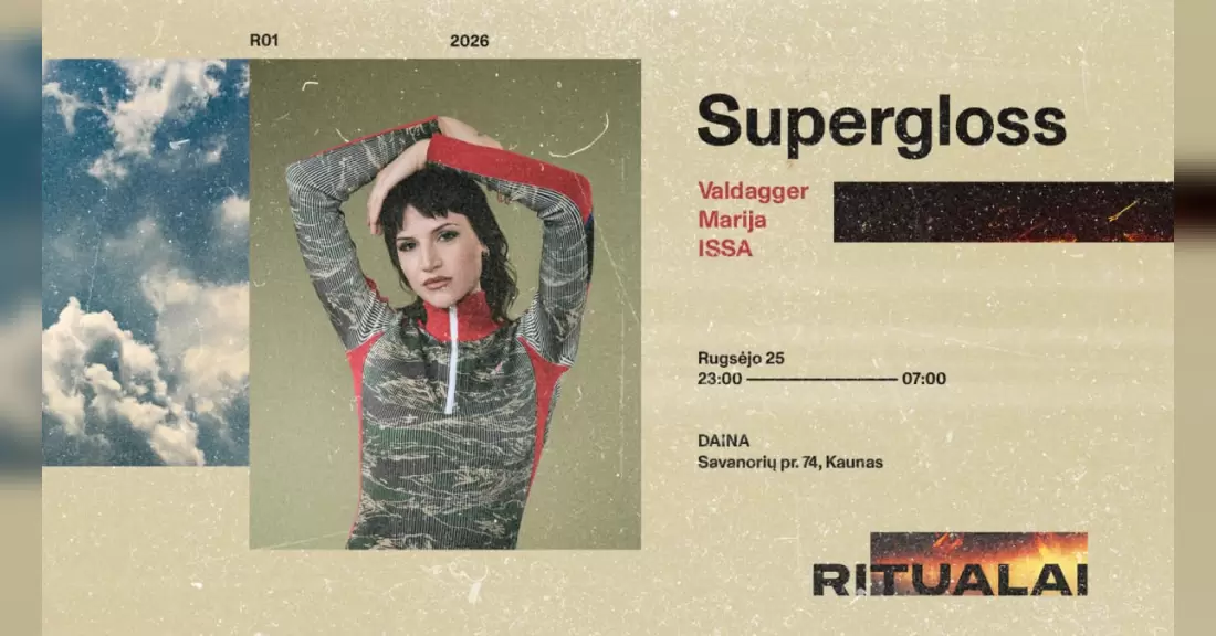 Pirkti bilietus RITUALAI ▃ Supergloss ▃ Valdagger ▃ Marija ▃ ISSA Kaunas, Daina Rugsėjis 25-26