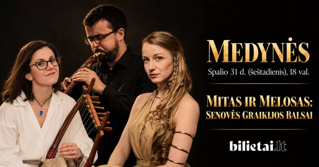 Pirkti bilietus MITAS IR MELOSAS: SENOVĖS GRAIKIJOS BALSAI. Echo Ensemble Marijampolė, Beatričės Kleizaitės-Vasaris menų galerija Spalis 31