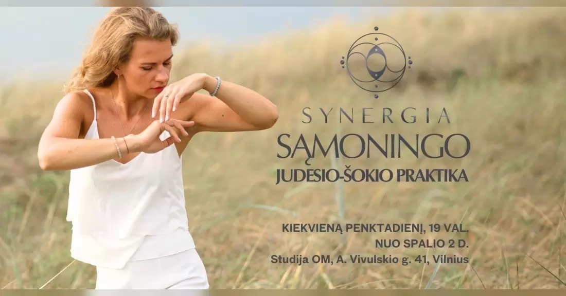 Pirkti bilietus SYNERGIA: sąmoningo judesio-šokio reguliarūs užsiėmimai Vilnius, Studija Om Spalis 02 - Gruodis 18