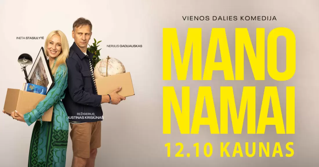 Pirkti bilietus Spektaklis MANO NAMAI (Kaunas) Kaunas, Kauno kultūros centro Girstučio padalinys Gruodis 10