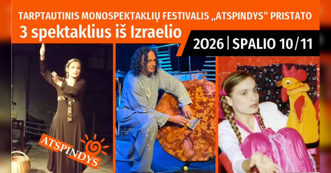 Pirkti bilietus Tatjana Chazanovskaja „FĖJA IR KLOUNAS“ (Izraelis) Vilnius, Meno erdvės VILEIŠIO18 Spalis 11