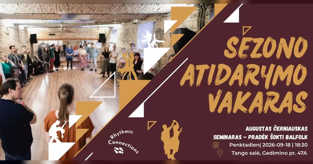 Pirkti bilietus Balfolk sezono pradžios vakaronė ir mokymai Vilnius, Gedimino pr. 47A Rugsėjis 18