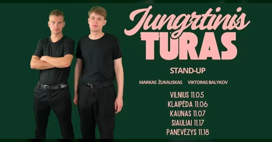 Pirkti bilietus JUNGTINIS TURAS STAND-UP II ŽUKAUSKAS+ BALYKOV II KLAIPĖDA Klaipėda, Hofas Lapkritis 06