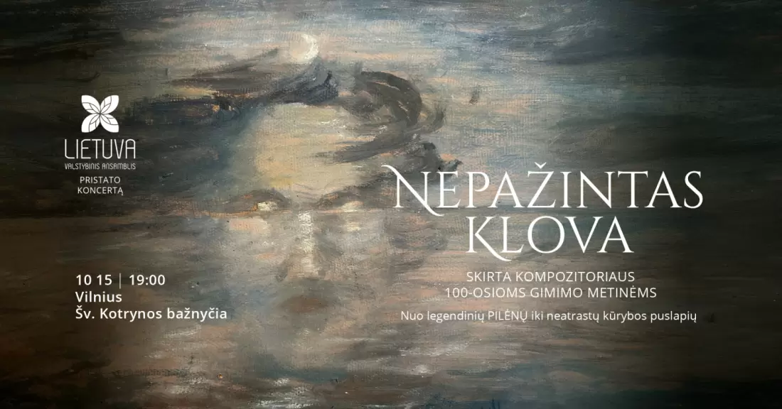 Pirkti bilietus Nepažintas Klova Vilnius, Šv. Kotrynos bažnyčia Spalis 15