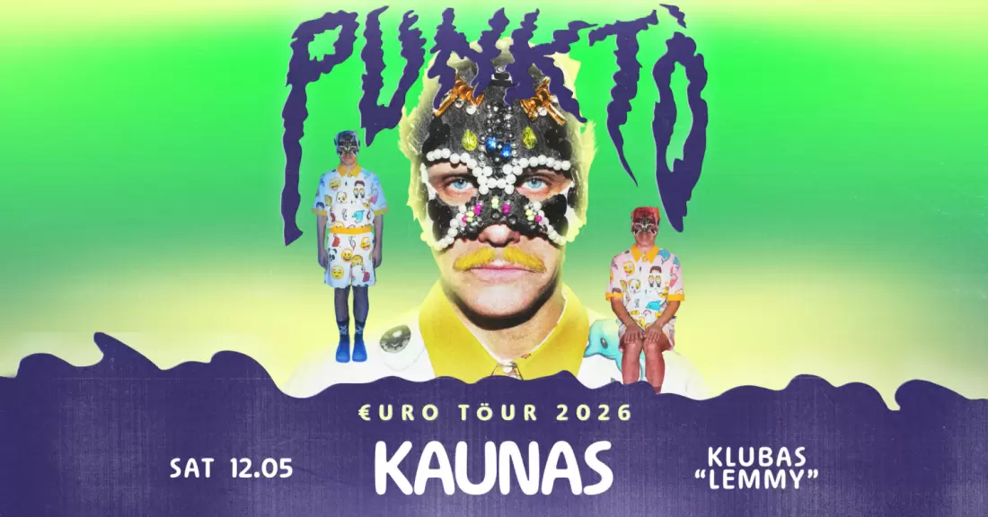 Pirkti bilietus punktò - KAUNAS (EURO TOUR 2026) Kaunas, Muzikos klubas LEMMY Gruodis 05