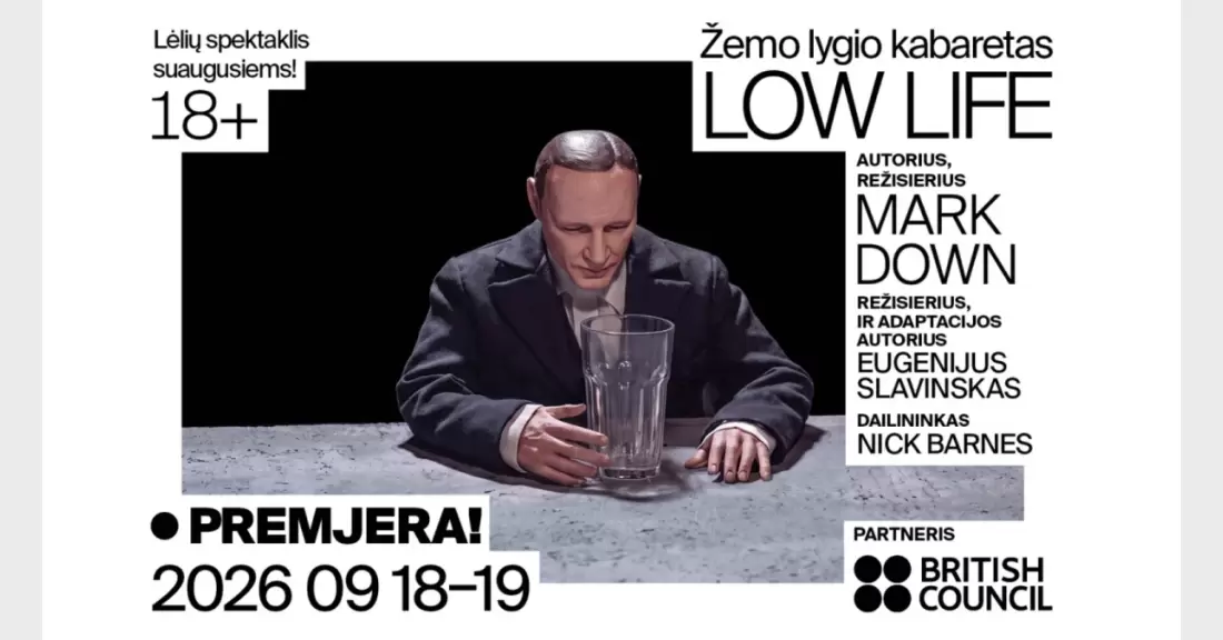 Pirkti bilietus Premjera! Žemo lygio kabaretas LOW LIFE || Lėlių spektaklis suaugusiesiems Vilnius, Vilniaus teatras „Lėlė“ Lapkritis 19