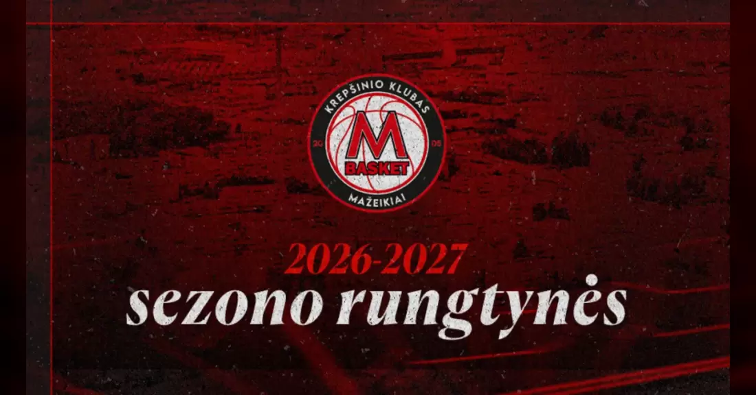 Pirkti bilietus NKL: Mažeikių „M Basket“ – Alytaus „KRS“ Mažeikiai, Mažeikių Ventos progimnazijos sporto salė 2027 Sausis 30