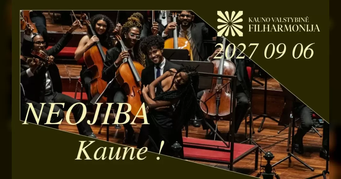 Pirkti bilietus „NEOJIBA“ KAUNE! Kaunas, Kauno sporto halė 2027 Rugsėjis 06