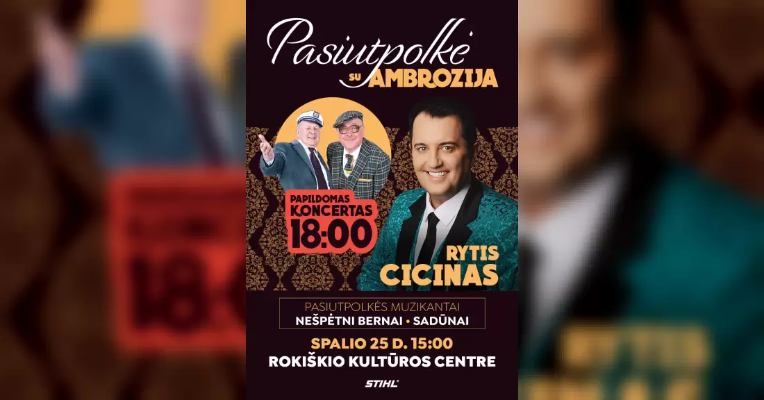 Pirkti bilietus PASIUTPOLKĖ SU AMBROZIJA Rokiškis, Rokiškio kultūros centras Spalis 25