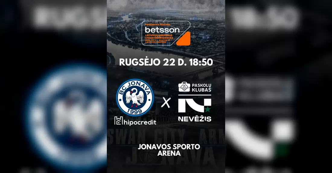 Pirkti bilietus Jonavos Hipocredit - Nevežis-Paskolų klubas Jonava, Jonavos sporto arena Rugsėjis 22