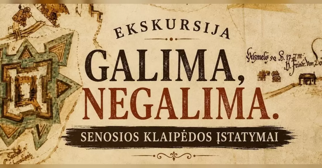 Pirkti bilietus Ekskursija su degustacija ,,Galima, negalima. Senosios Klaipėdos įstatymai