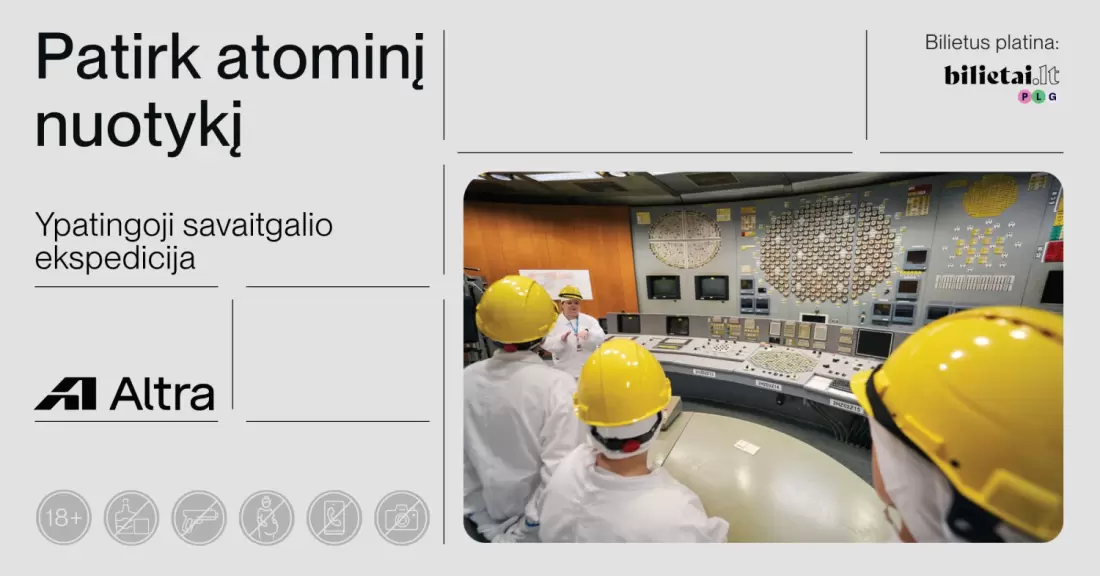 Pirkti bilietus Šeštadienio ekspedicija po Ignalinos atominę elektrinę (N-18) Visaginas, Ignalinos atominė elektrinė Spalis 17