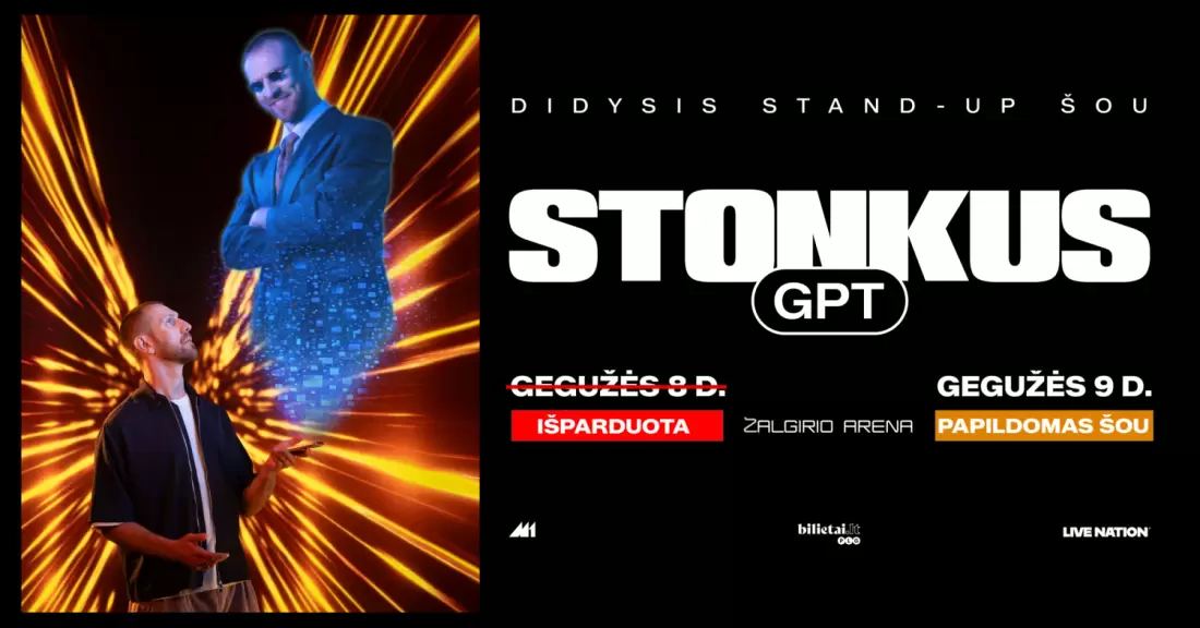 Pirkti bilietus Stonkus GPT Kaunas, Kauno Žalgirio arena 2027 Gegužė 09