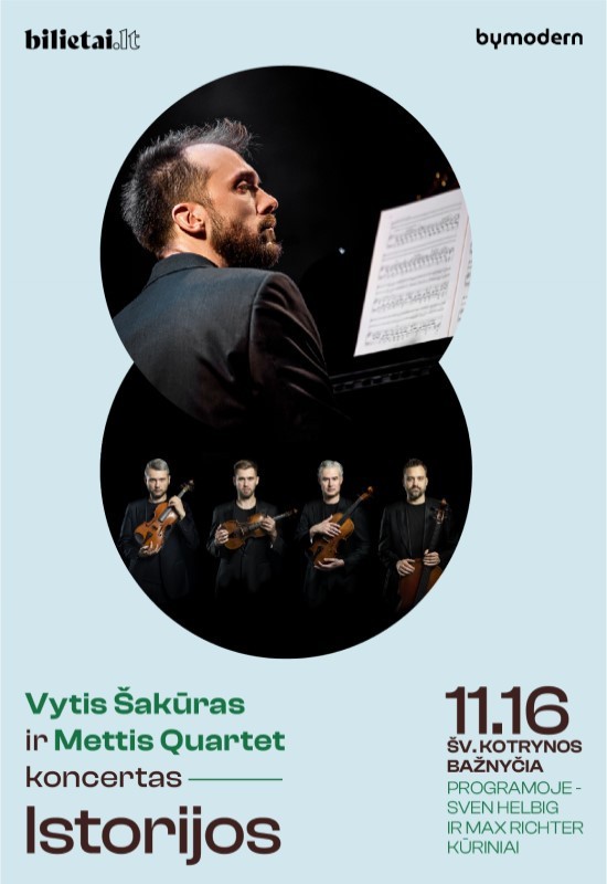 Pirkti bilietus Pianisto Vyčio Šakūro ir styginių kvarteto 